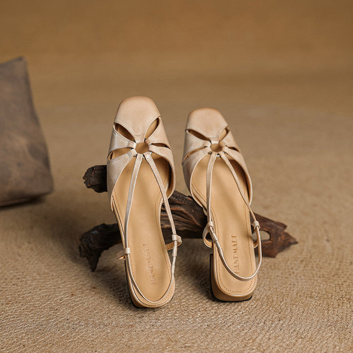 Elora Genuine Leather Sandals  Liora Lane Boutique