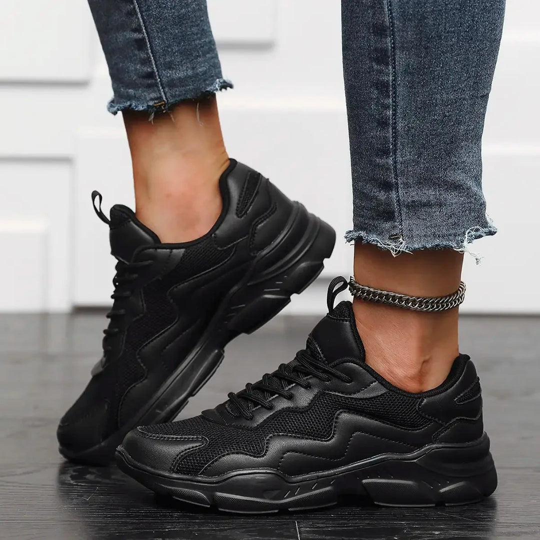 Layla Sneakers  Liora Lane Boutique  Black / 11.5 74.99