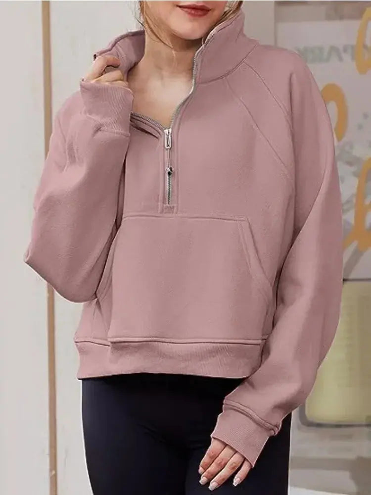 Half-Zip Fleece Pullover Jasmine's Boutique Australia