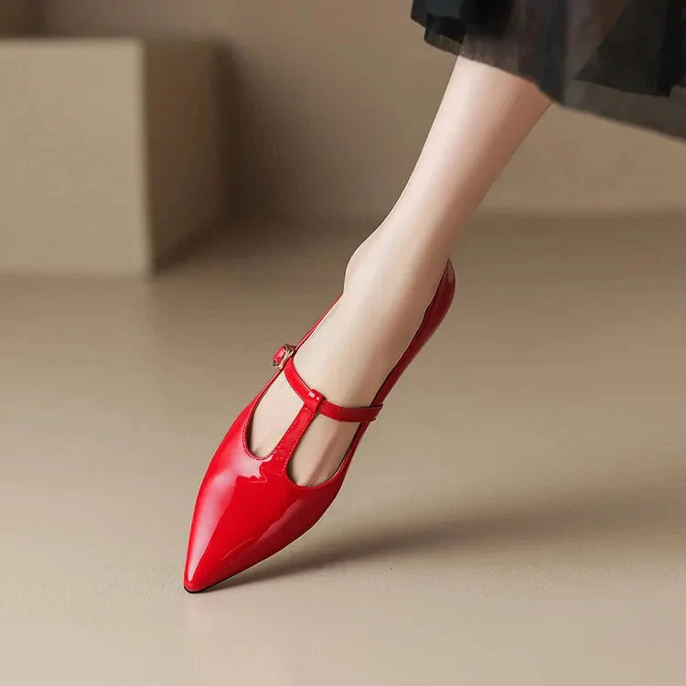 Ileen Genuine Leather Heels  Liora Lane Boutique