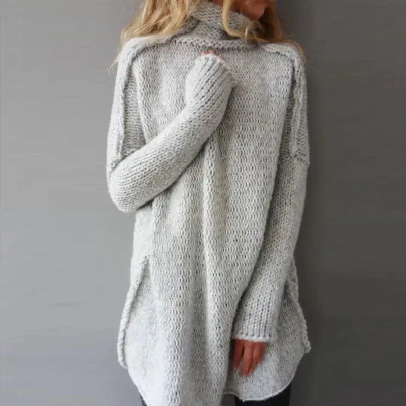 Silver Mist Oversized Knit Sweater Jasmine's Boutique Australia