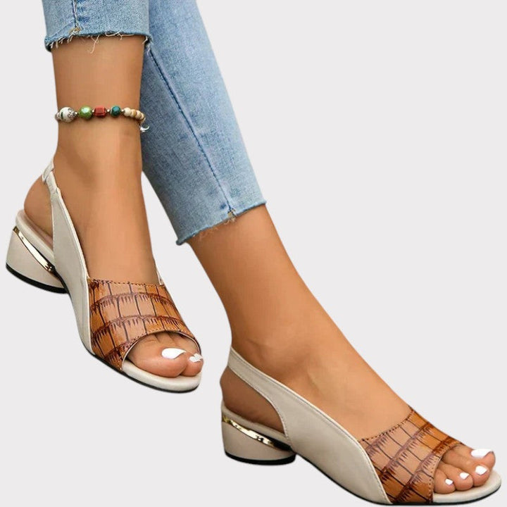 Marbella Two-Tone Slingback Sandals Jasmine's Boutique Australia