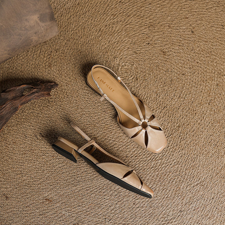 Elora Genuine Leather Sandals  Liora Lane Boutique