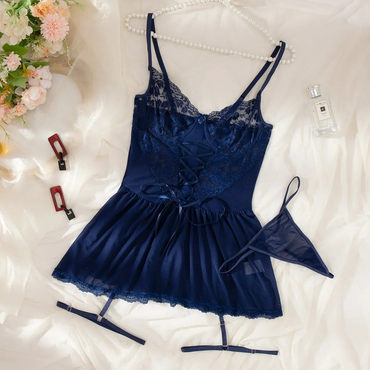 Midnight Lace Babydoll Jasmine's Boutique Australia