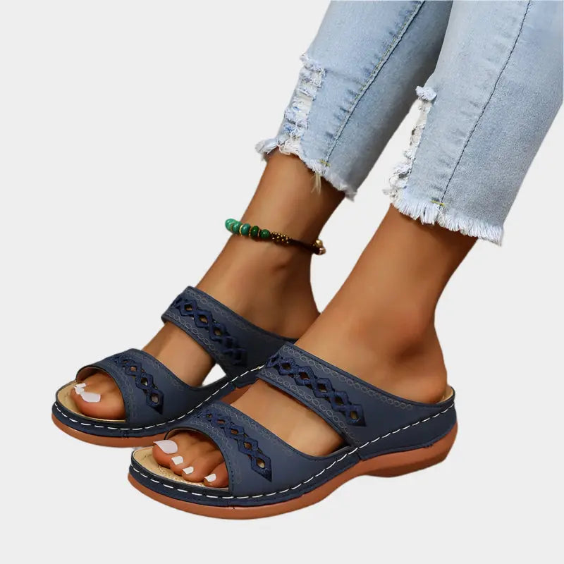 Azure Comfort Cutout Sandals Jasmine's Boutique Australia
