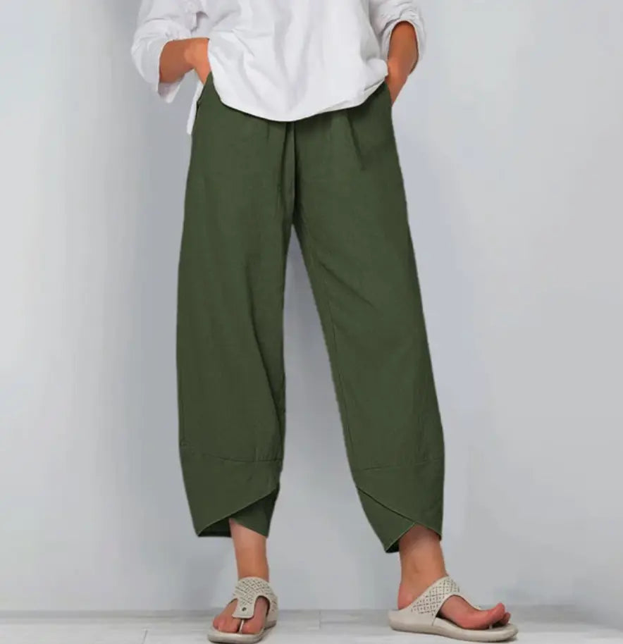 Olive Serenity Relaxed Pants Jasmine's Boutique Australia