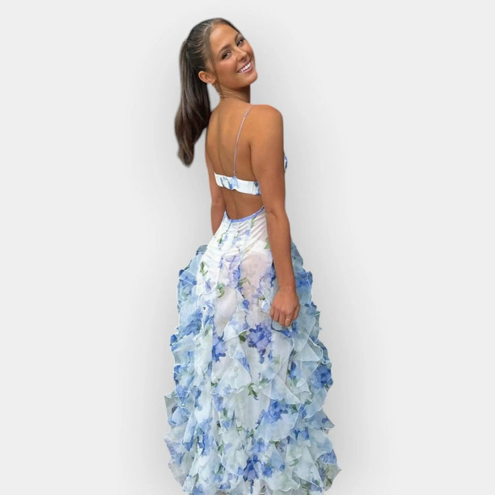 Maxi Dress with Ruffled Details Jasmine's Boutique Australia