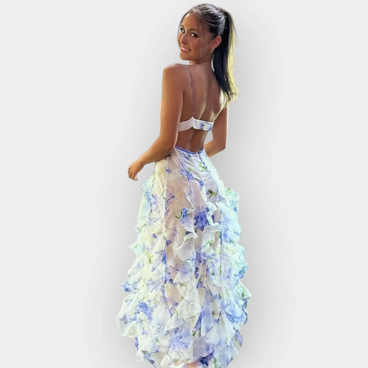 Maxi Dress with Ruffled Details Jasmine's Boutique Australia