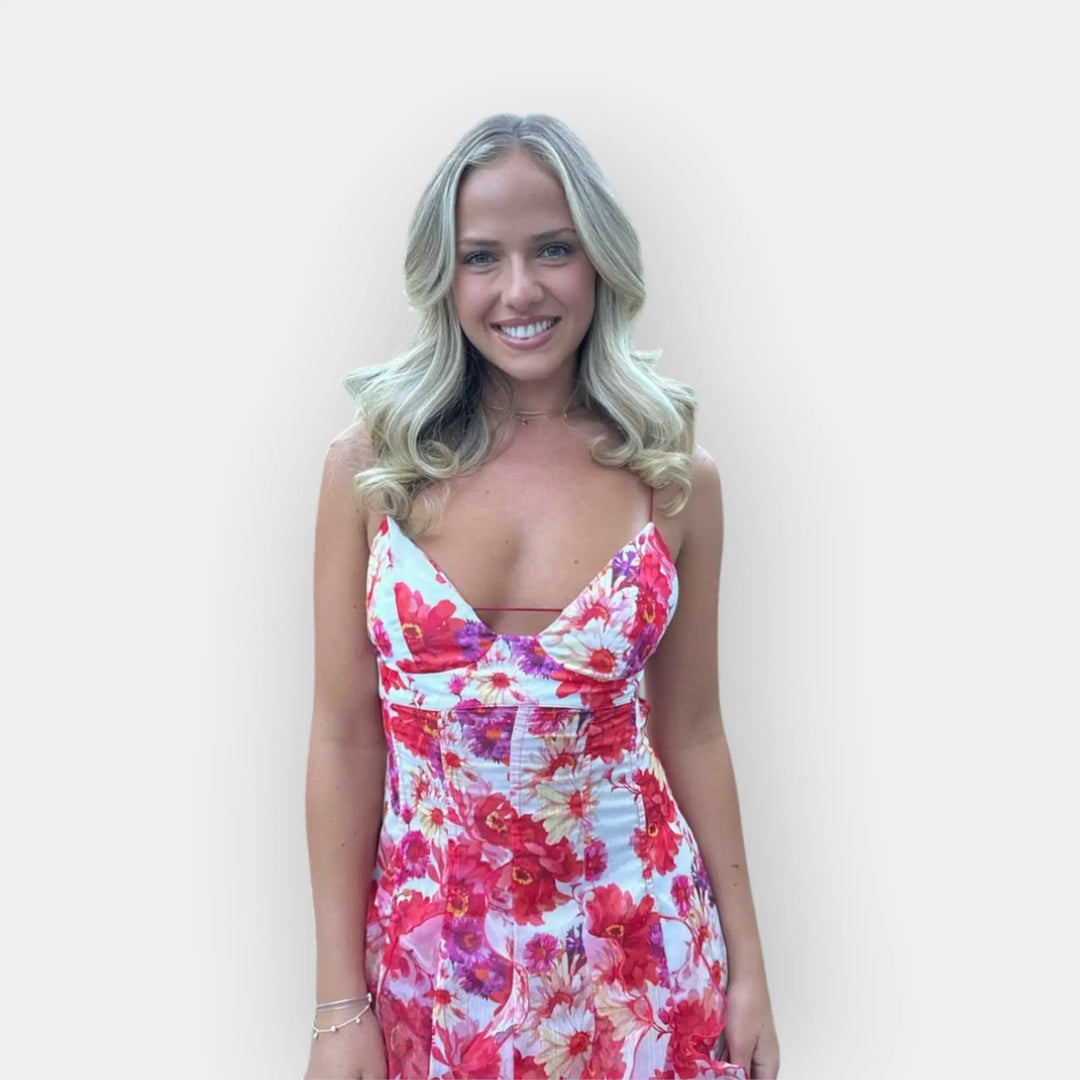 Maxi Dress with Ruffled Details Jasmine's Boutique Australia