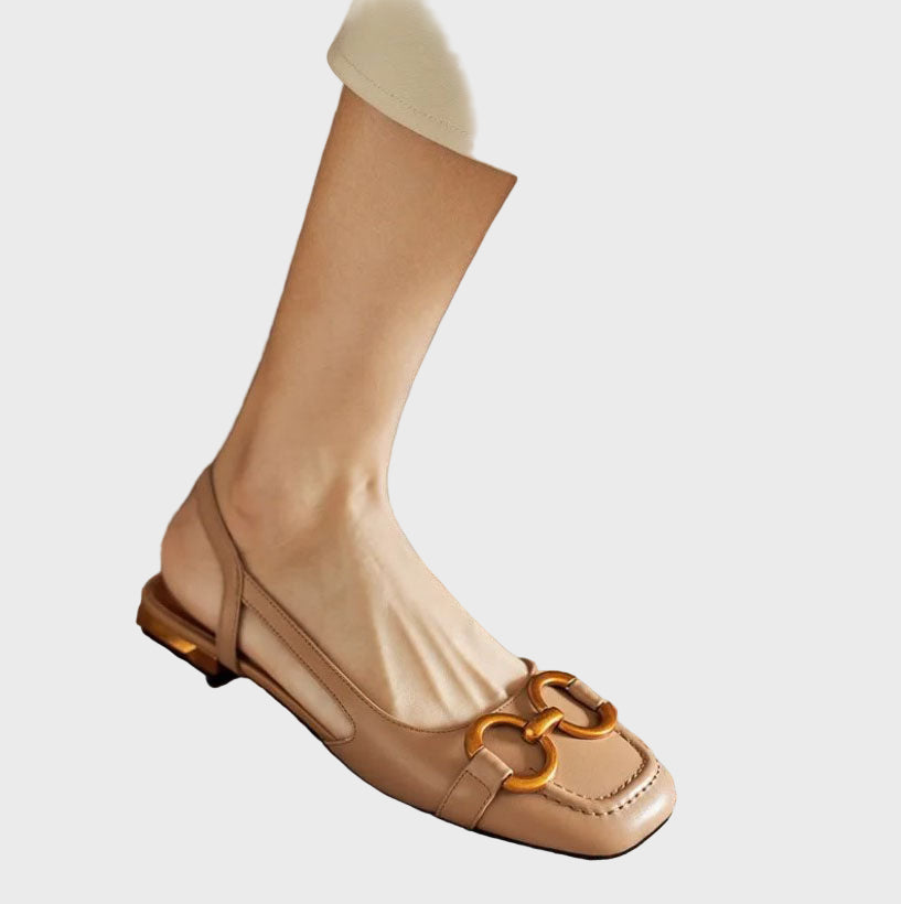 Midnight Elegance Slingback Flats Jasmine's Boutique Australia