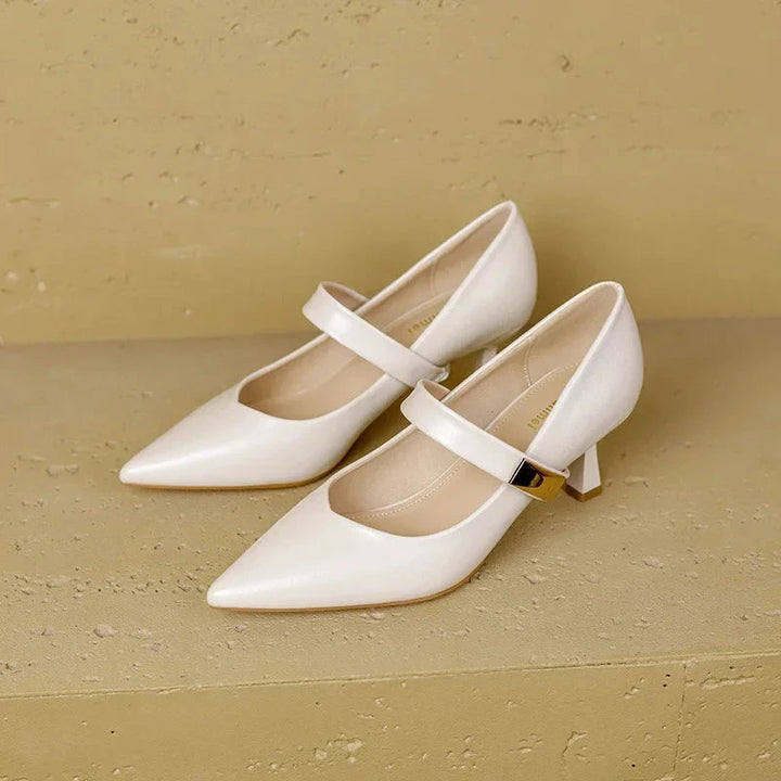 Megan Heels  Liora Lane Boutique  Beige / 9.5 79.99
