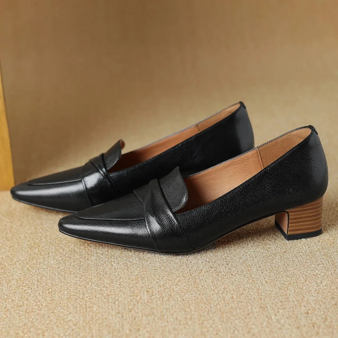 Naira Genuine Leather Pumps  Liora Lane Boutique