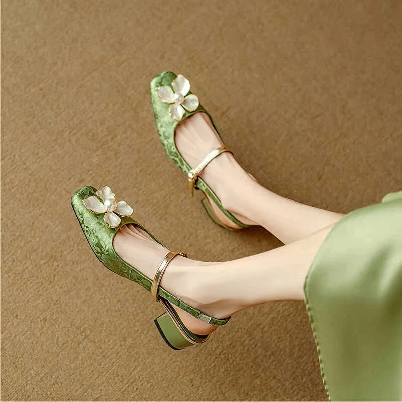 Camellia Slingback Pumps  Liora Lane Boutique