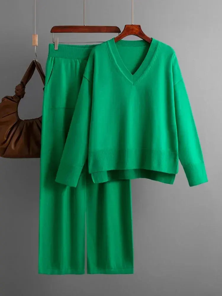 Sunset Lounge Knit Set Jasmine's Boutique Australia