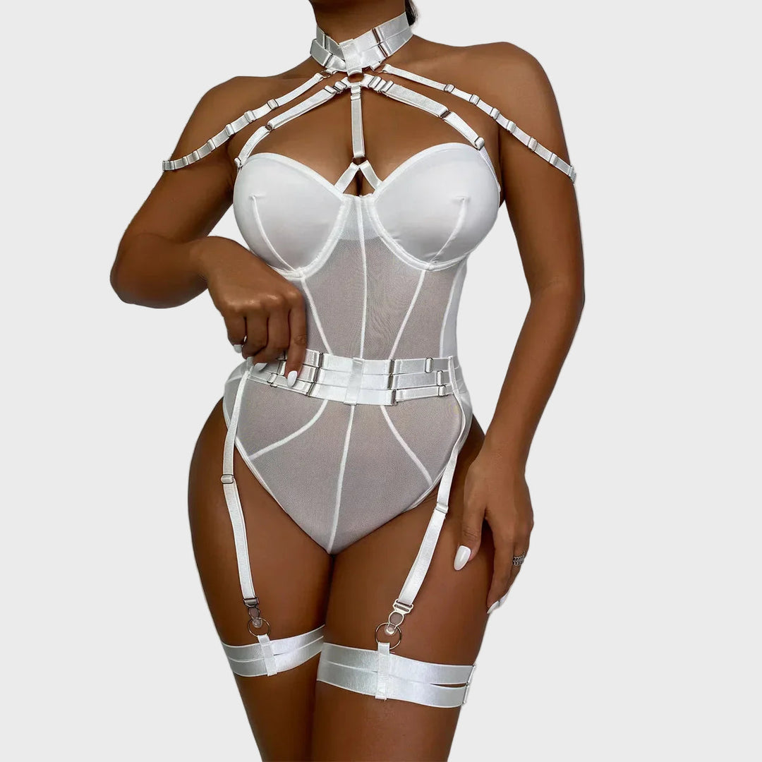 Noctura Bondage Harness Bodysuit Jasmine's Boutique Australia