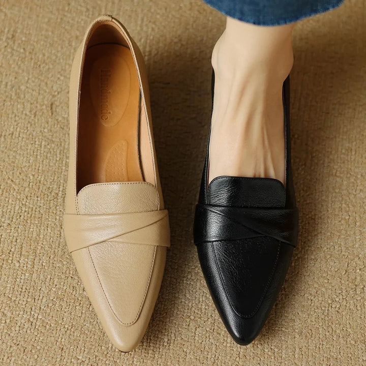 Naira Genuine Leather Pumps  Liora Lane Boutique