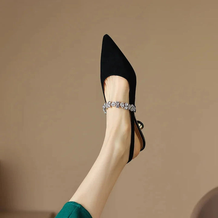 Crysel Kitten Heels  Liora Lane Boutique