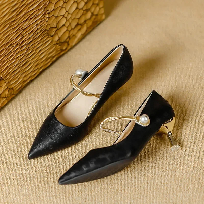 Monroe Kitten Heels  Liora Lane Boutique