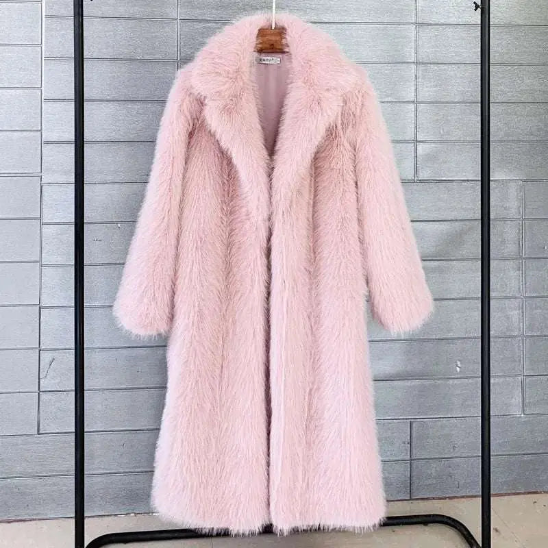 Arctic Elegance Long Faux Fur Coat Jasmine's Boutique Australia