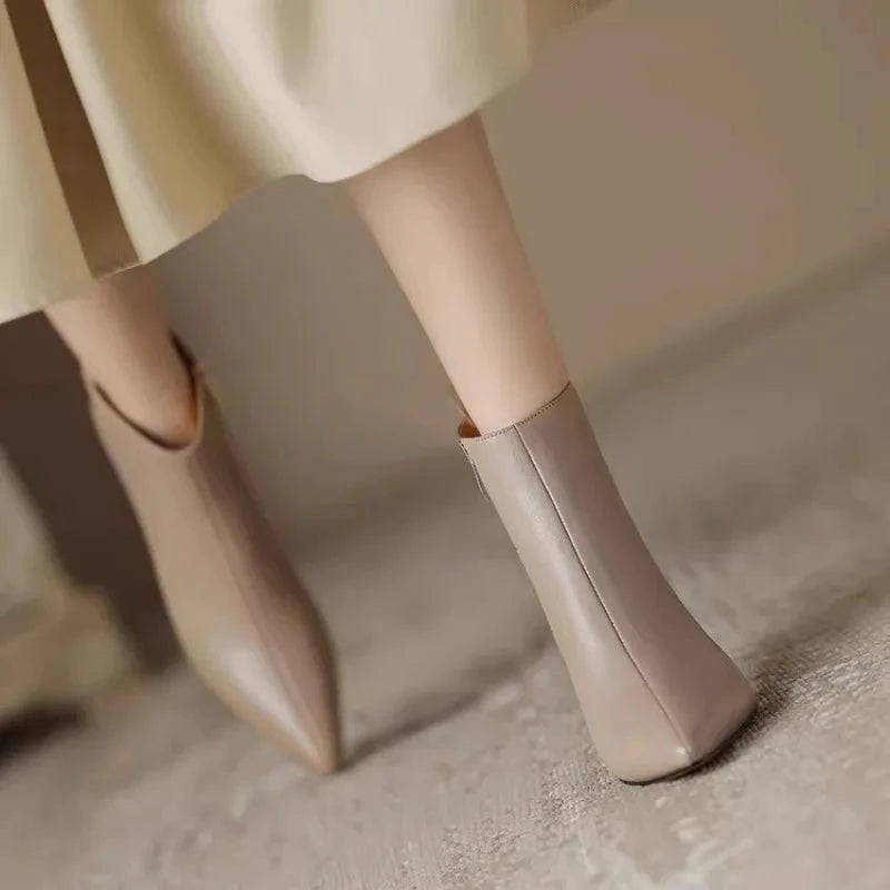 Luxe Kitten Boots  Liora Lane Boutique