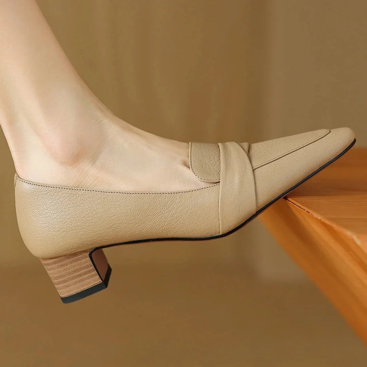 Naira Genuine Leather Pumps  Liora Lane Boutique