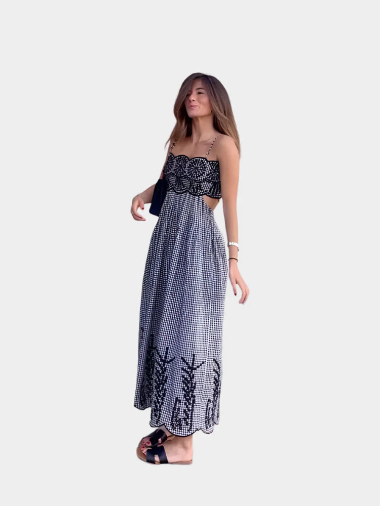 Dress with Traditional Check Pattern Jasmine's Boutique Australia