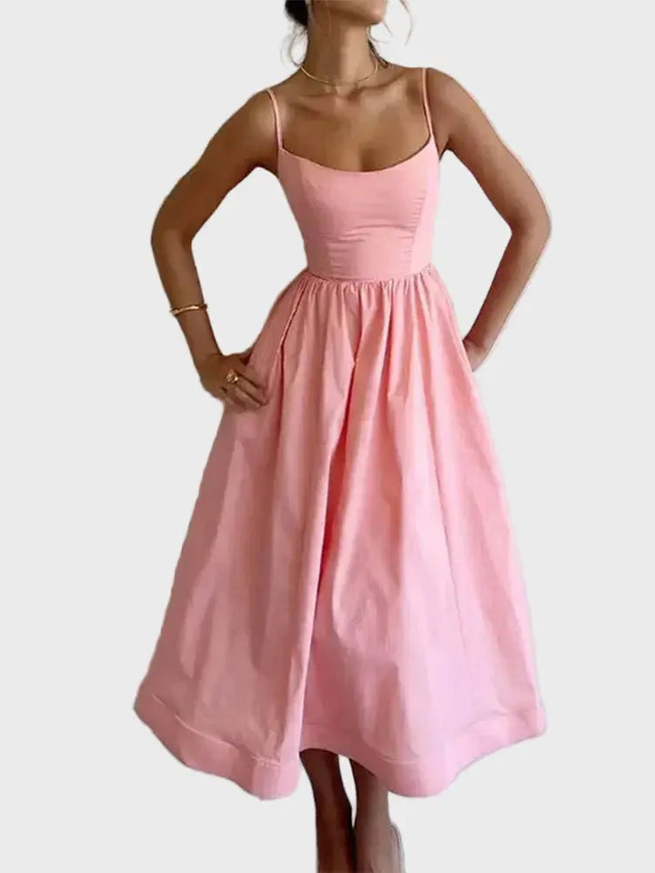 Elegant White Midi Dress Jasmine's Boutique Australia