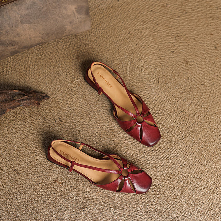 Elora Genuine Leather Sandals  Liora Lane Boutique