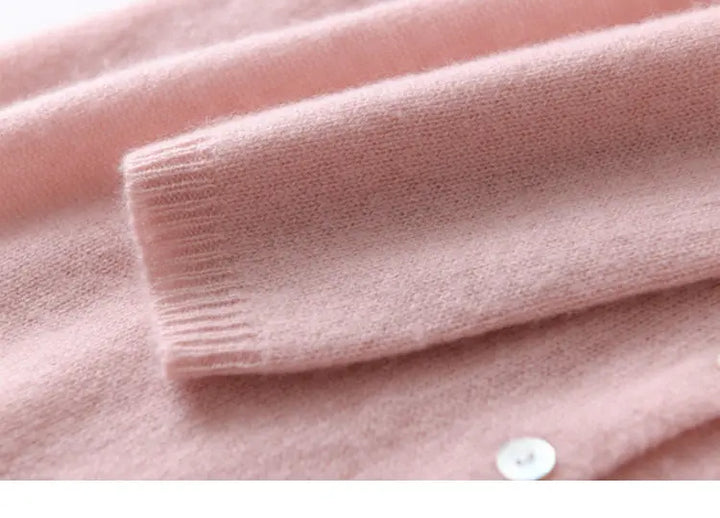 Soft Blush Asymmetrical Button Cardigan Jasmine's Boutique Australia
