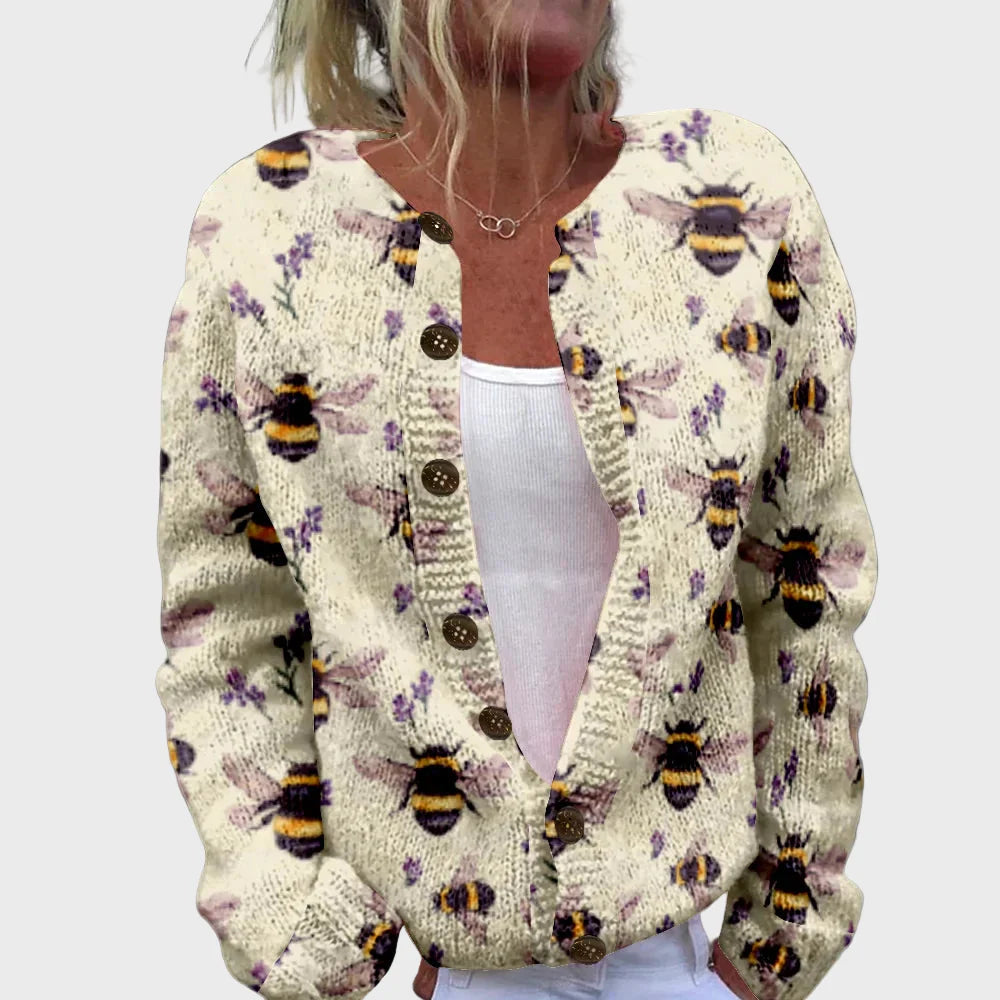 Elegant Knitted Vest with Design Liora Lane Boutique