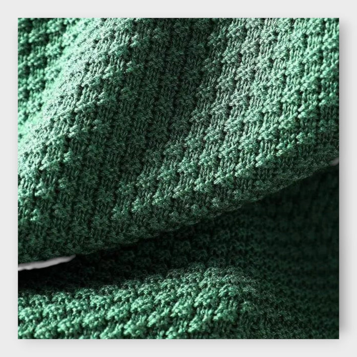 Knit Sweater with High Collar Liora Lane Boutique