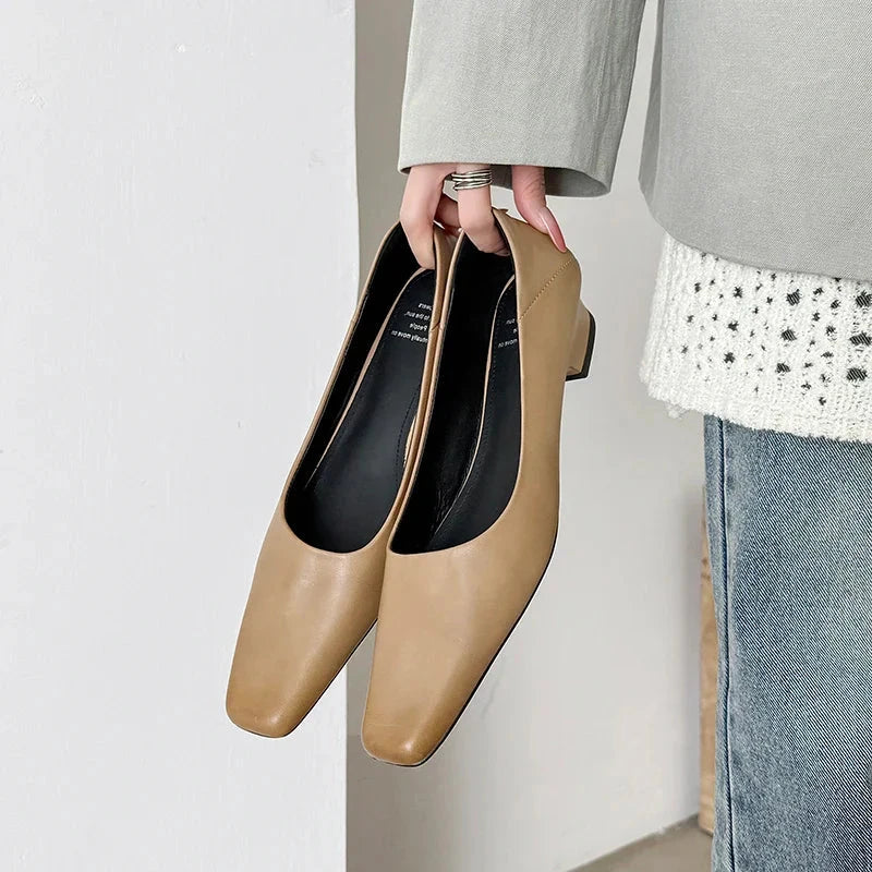 Nicole Genuine Leather Pumps  Liora Lane Boutique