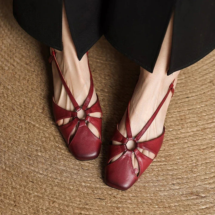 Elora Genuine Leather Sandals  Liora Lane Boutique