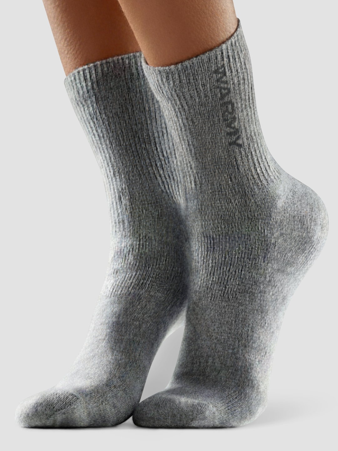 Alpaca Crew Socks  Liora Lane Boutique  Light Gray / L/XL 29.95
