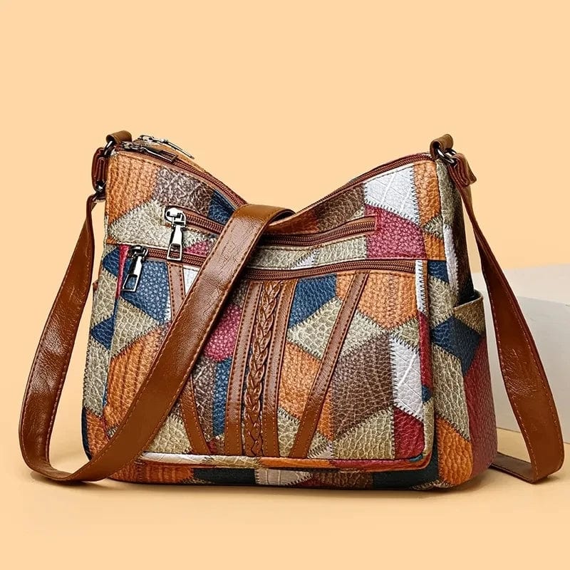 Solara Mosaic Leather Handbag Jasmine's Boutique Australia