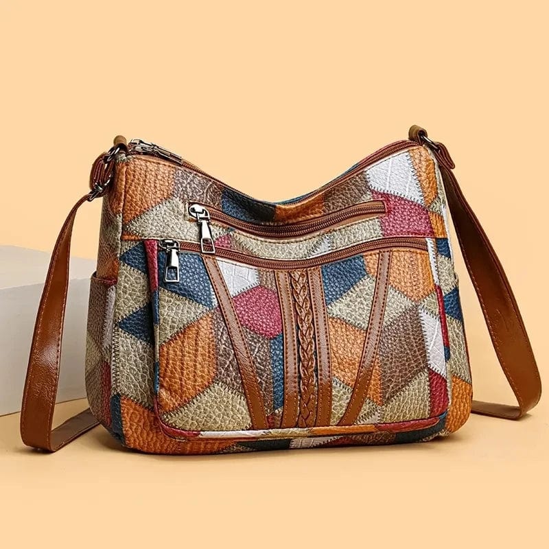 Solara Mosaic Leather Handbag Jasmine's Boutique Australia