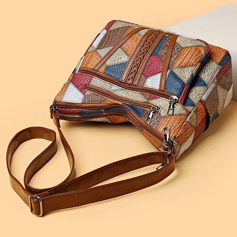 Solara Mosaic Leather Handbag Jasmine's Boutique Australia