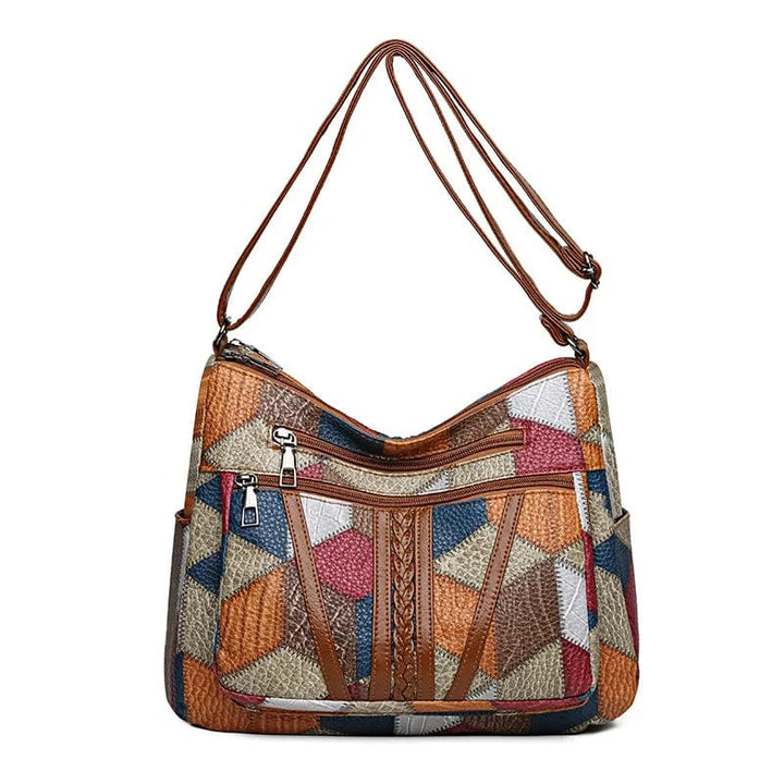 Solara Mosaic Leather Handbag Jasmine's Boutique Australia
