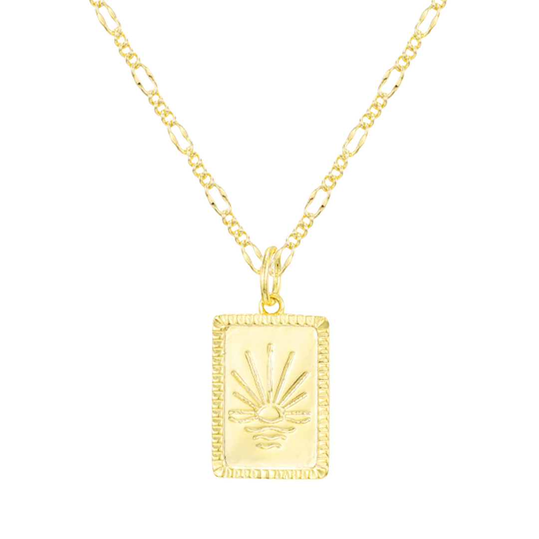 Sun Design Necklace Jasmine's Boutique Australia