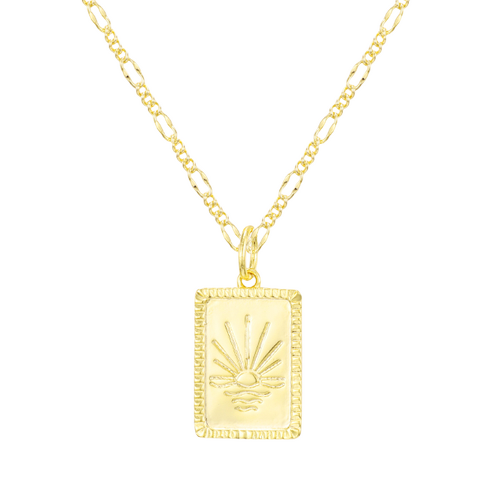 Sun Design Necklace Jasmine's Boutique Australia