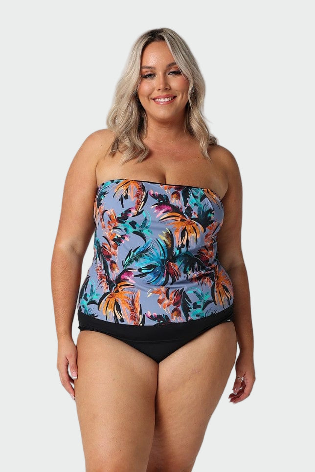 Tropical Breeze Strapless Tankini Top Jasmine's Boutique Australia