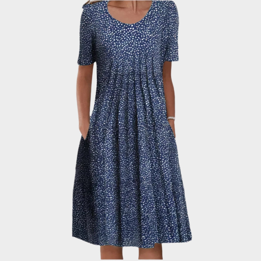 Summer Dress with Floral Stitching Jasmine's Boutique Australia
