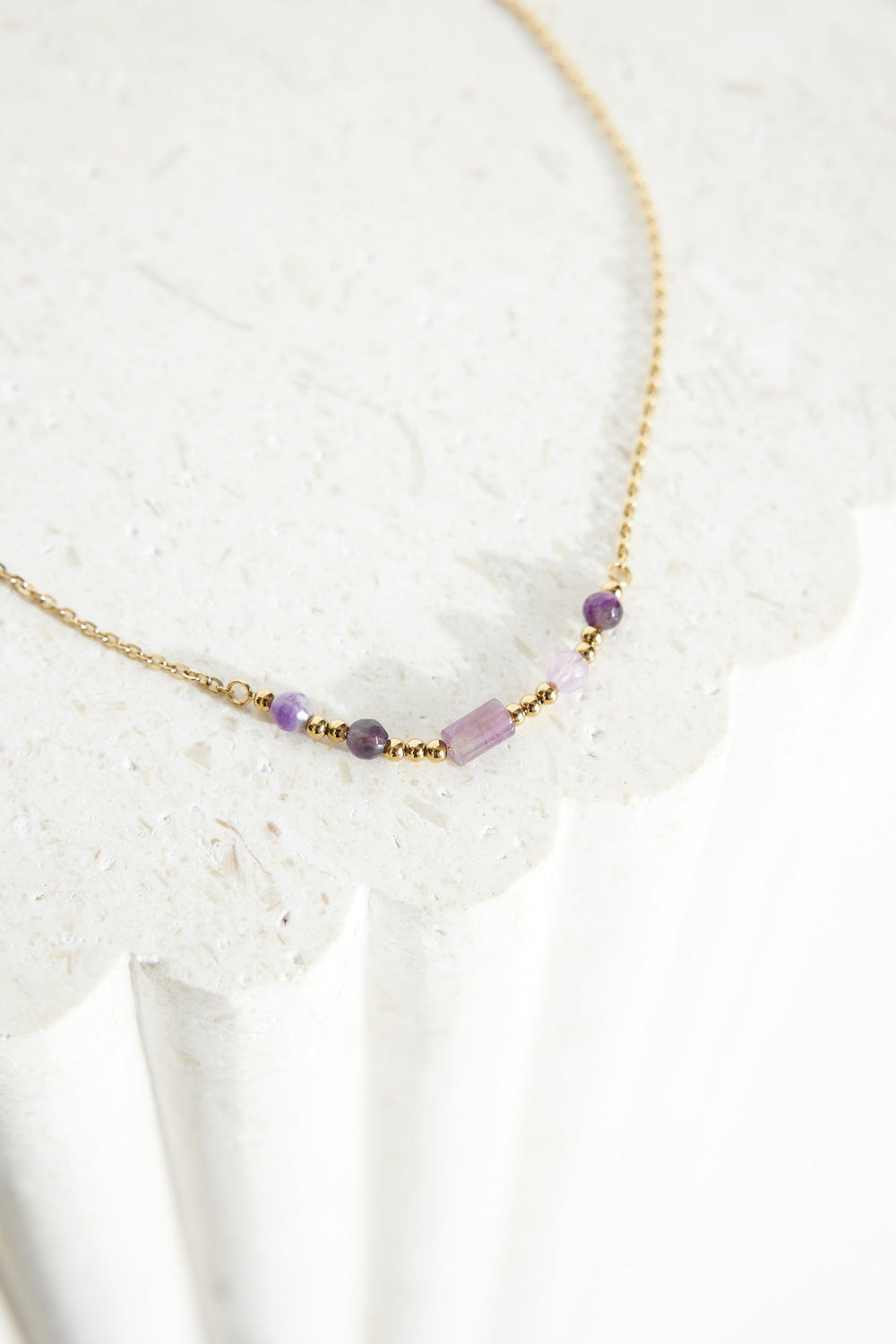 18 Karat Gold Exclusive Gemstone Necklace Jasmine's Boutique Australia
