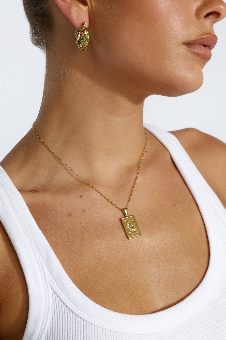 18 Karat Gold-Plated Necklace with Star Jasmine's Boutique Australia