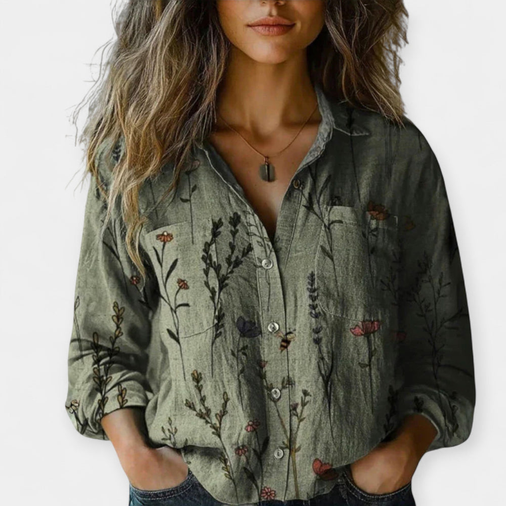 Vintage Printed Blouse Jasmine's Boutique Australia