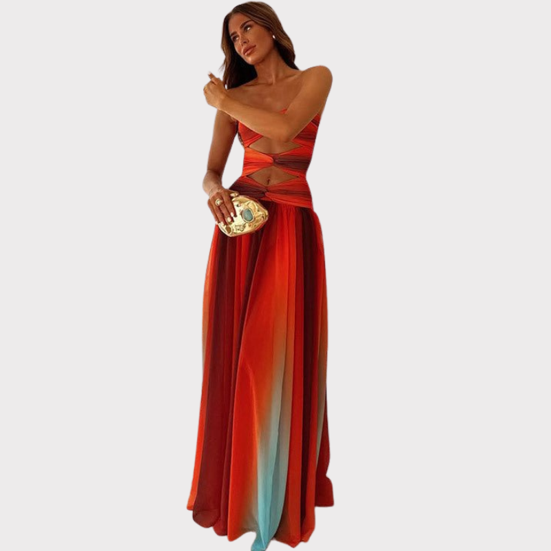 Laney | Strapless Maxi Dress Liora Lane Boutique