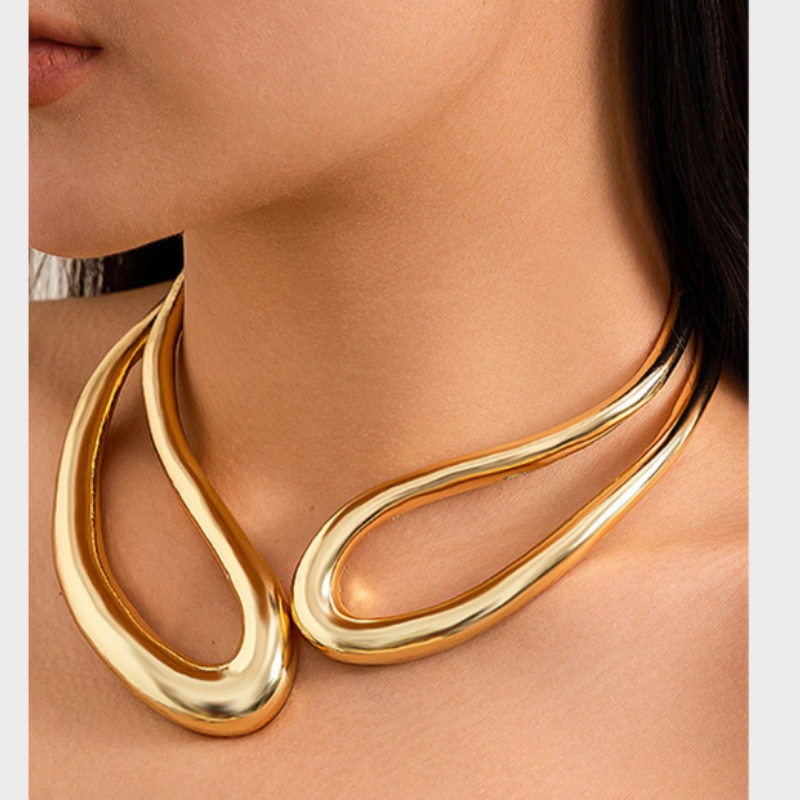 Cut Out Asymmetrical Necklace Liora Lane Boutique