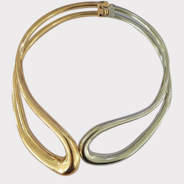 Cut Out Asymmetrical Necklace Liora Lane Boutique