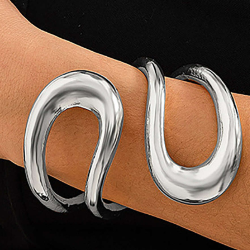 Cut Out Asymmetrical Bracelet Liora Lane Boutique
