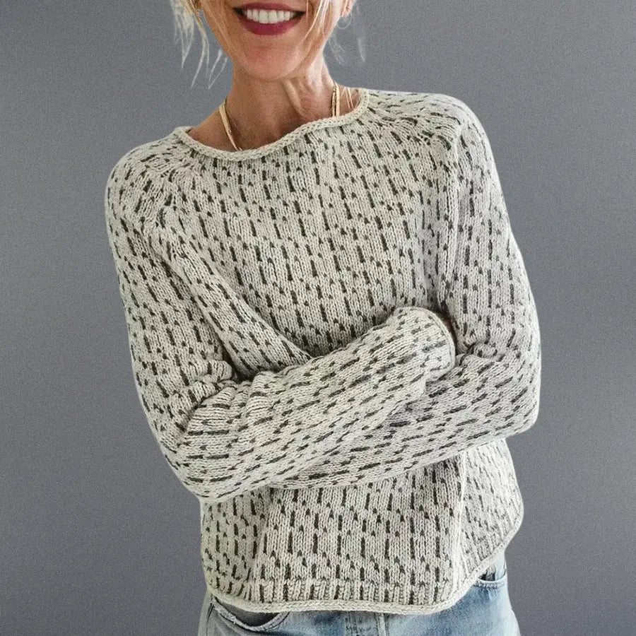 Textured Knit Crew Sweater Jasmine's Boutique Australia
